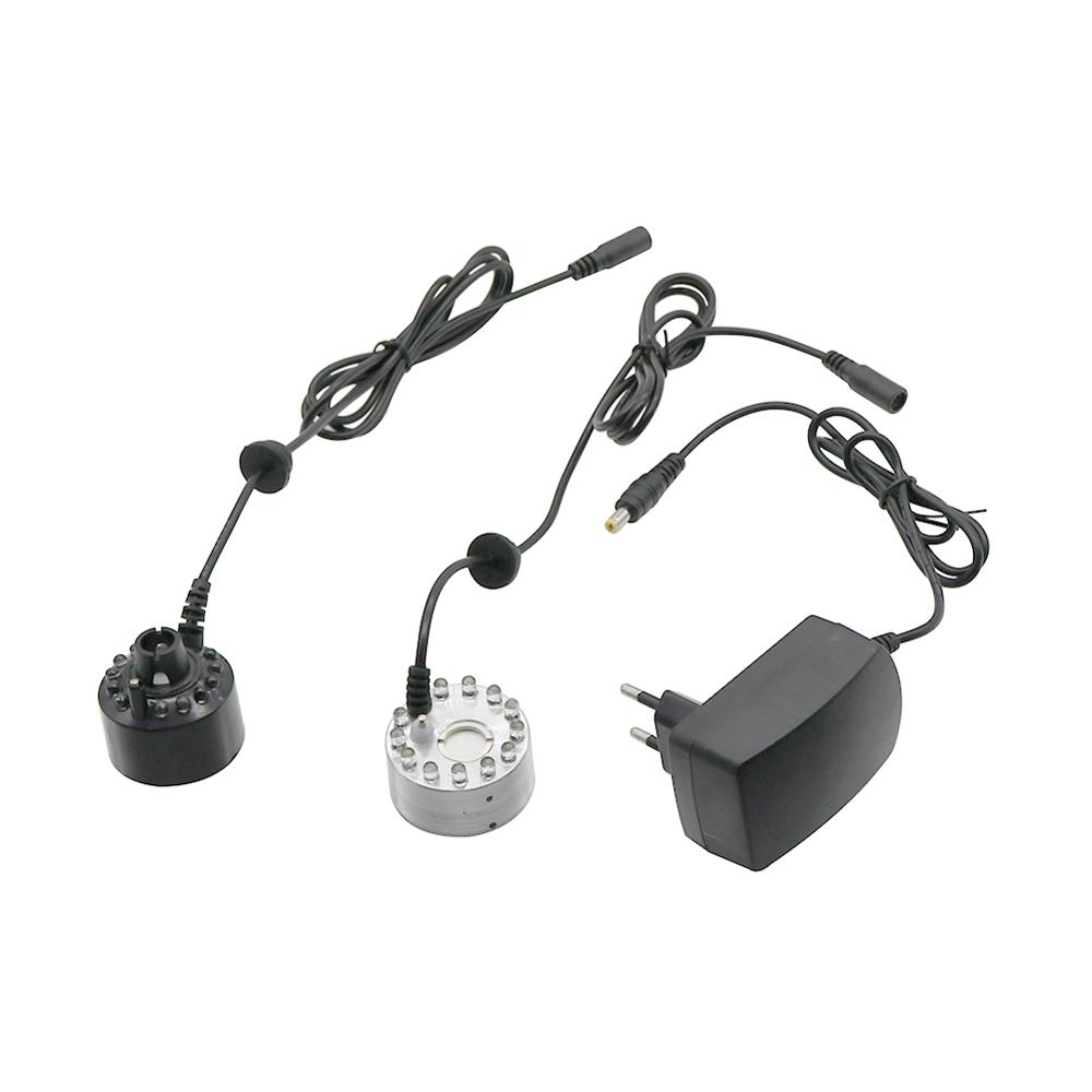 Terrarium Fogger Ultrasonic - 12 LED Atomizer Đèn Sáng Nhiều