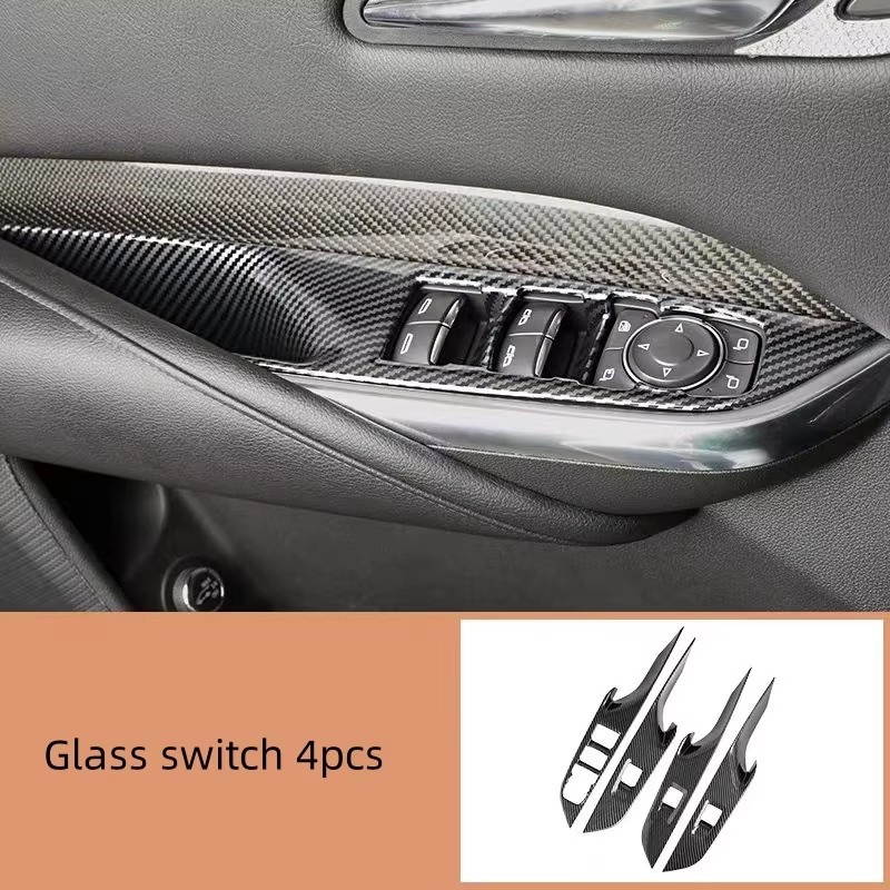 Glass Door Hinge - For Cadillac XT4 2019-2023 ABS carbon