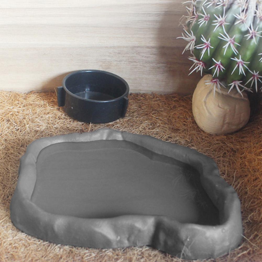 Reptile Feeder Plastic Imitati - đánh giá và giá Water Dish Reptile