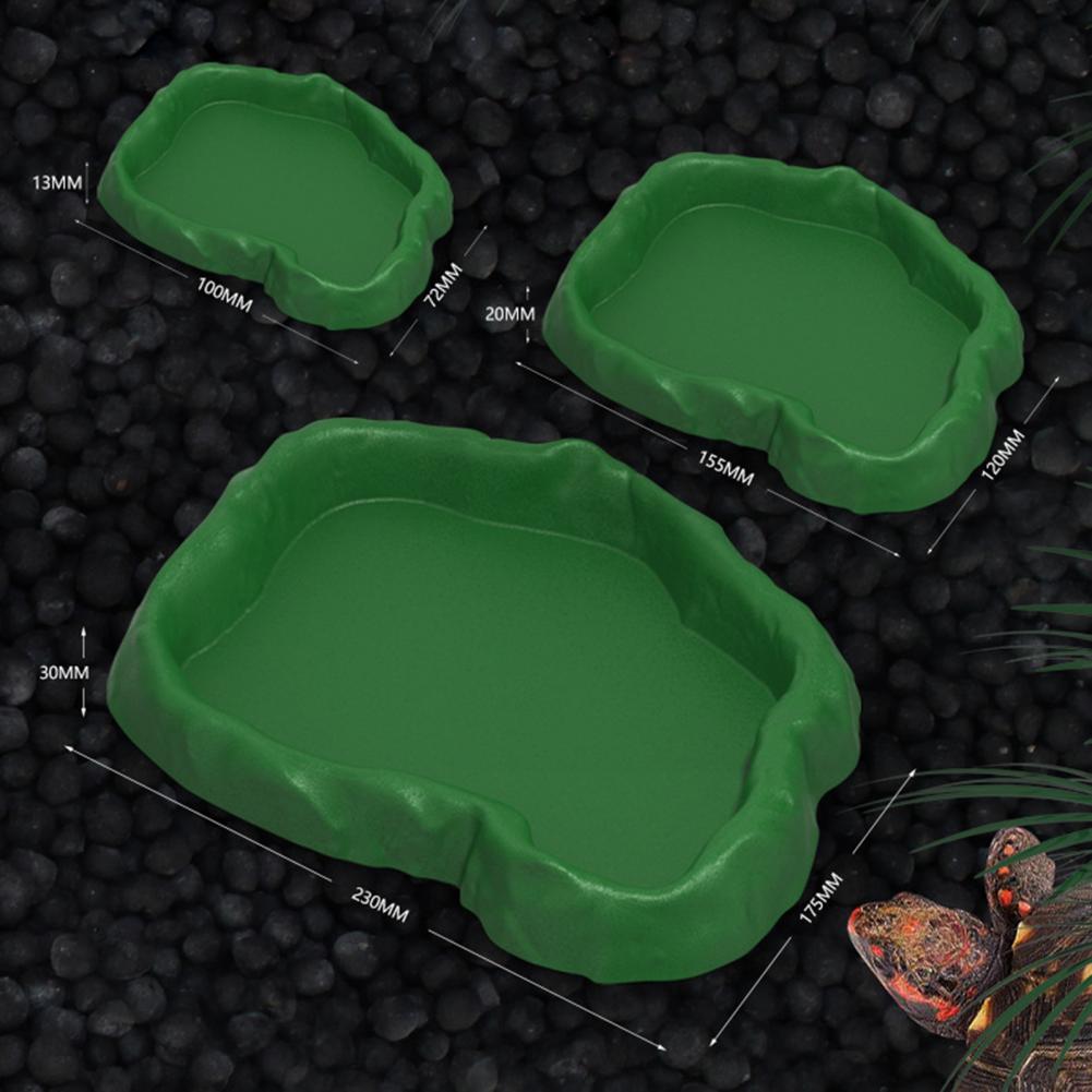 Reptile Feeder Plastic Imitati - đánh giá và giá Water Dish Reptile