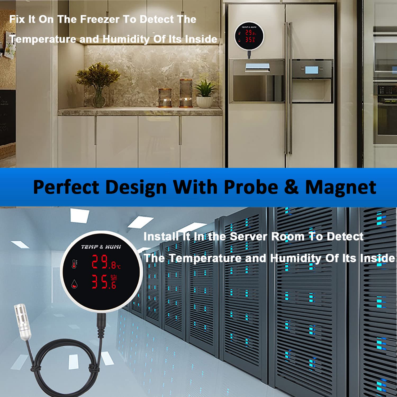 Bluetooth Nhiệt Độ Cảm Biến Độ - đánh giá và giá Digital Hygrometer Probe