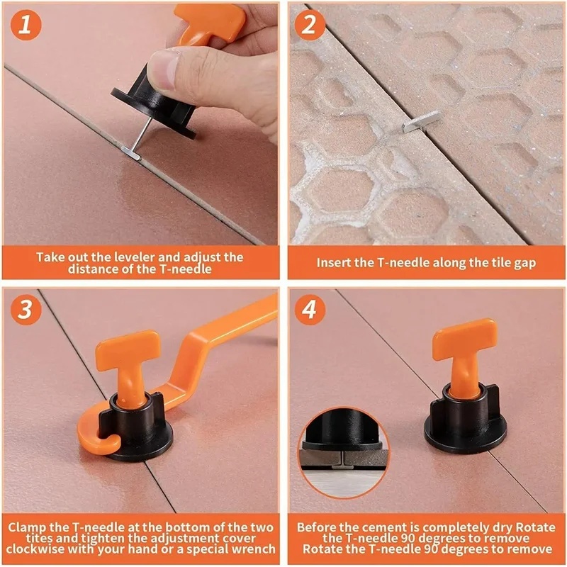 51-204Pcs Floor Tile Leveling  - đánh giá và giá Ceramic Tile Floor