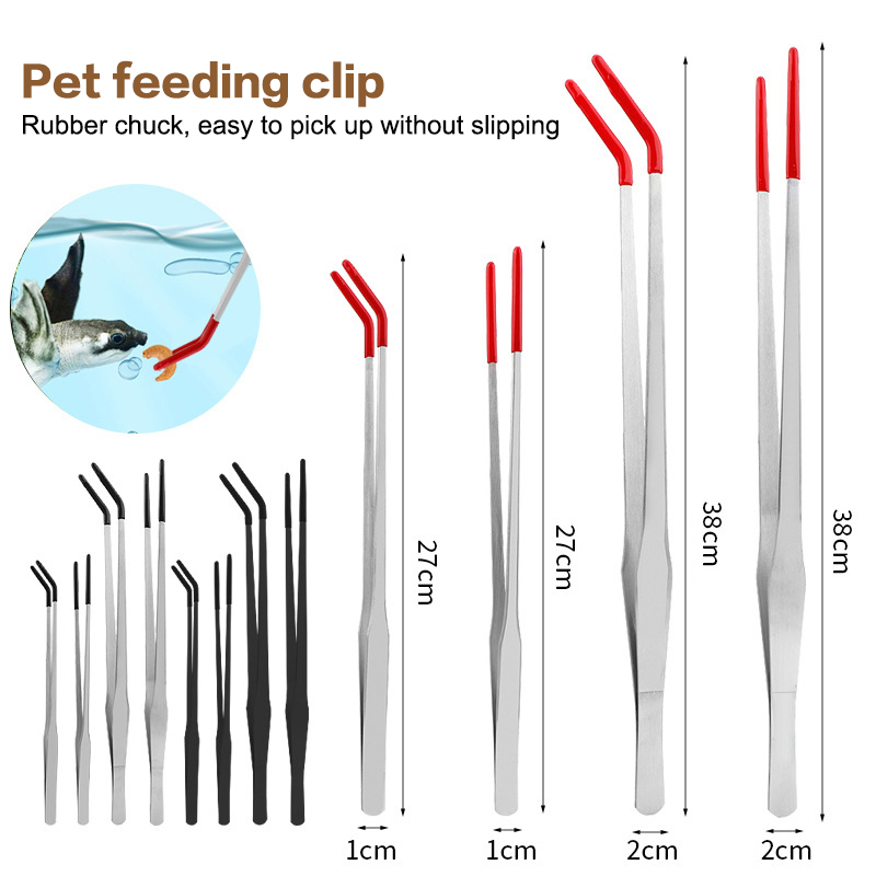 Reptile Feeding Tongs with Rub - đánh giá và giá Feeding Tong Stainless