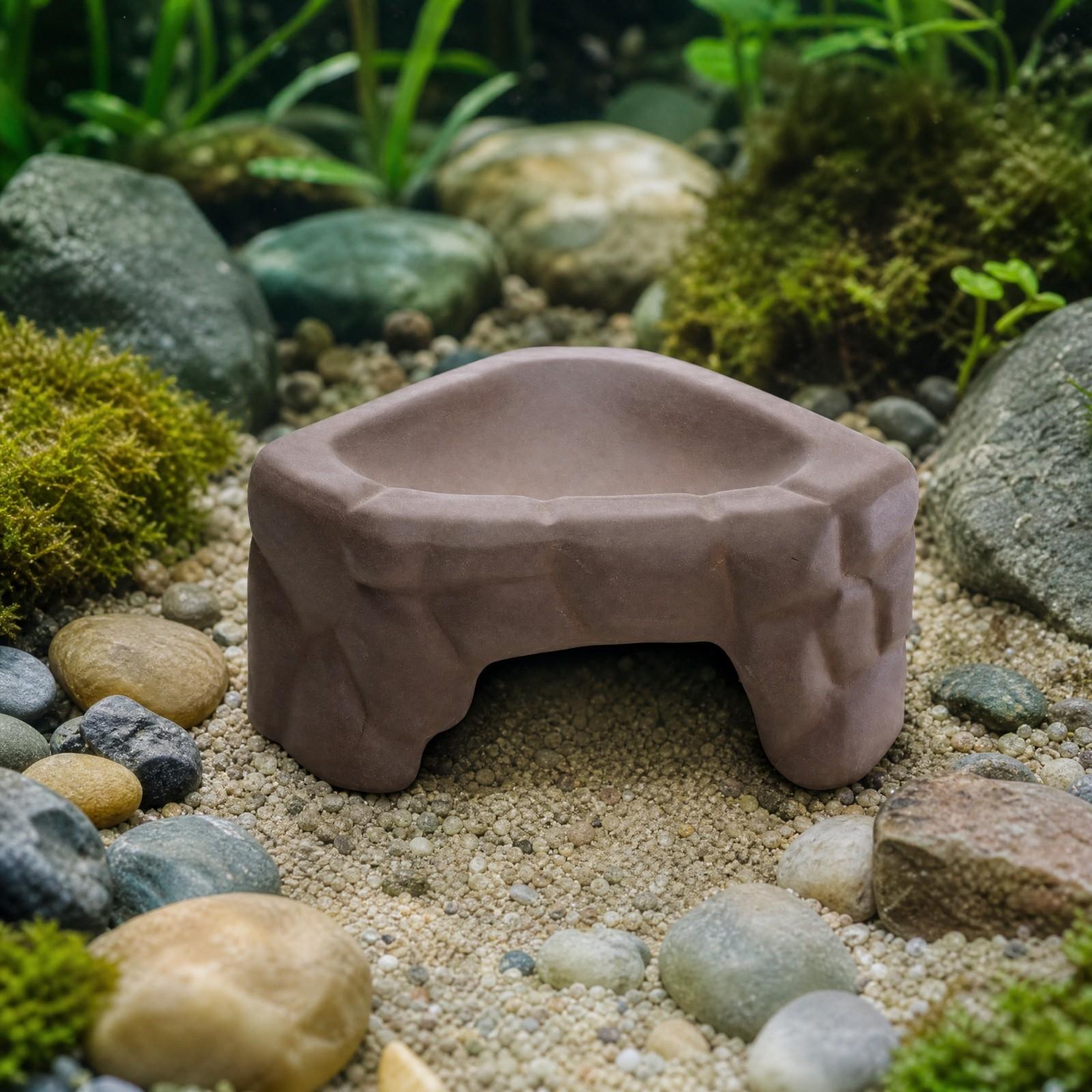 Reptile Feeding Platform Ceram - đánh giá và giá Hide Cave Ceramic