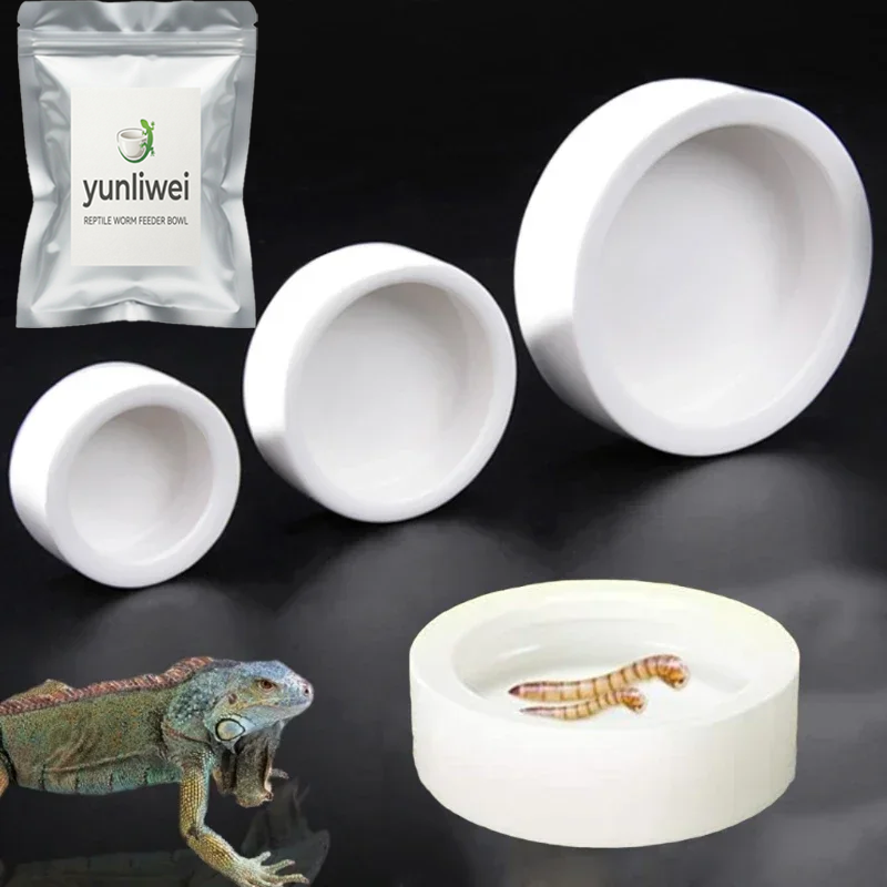 Reptile Food Bowl Anti-Escape  - đánh giá và giá Water Dish Reptile