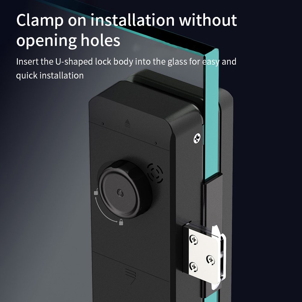 TTLOCK Smart Glass lock Finger - đánh giá và giá Glass Door Hinge